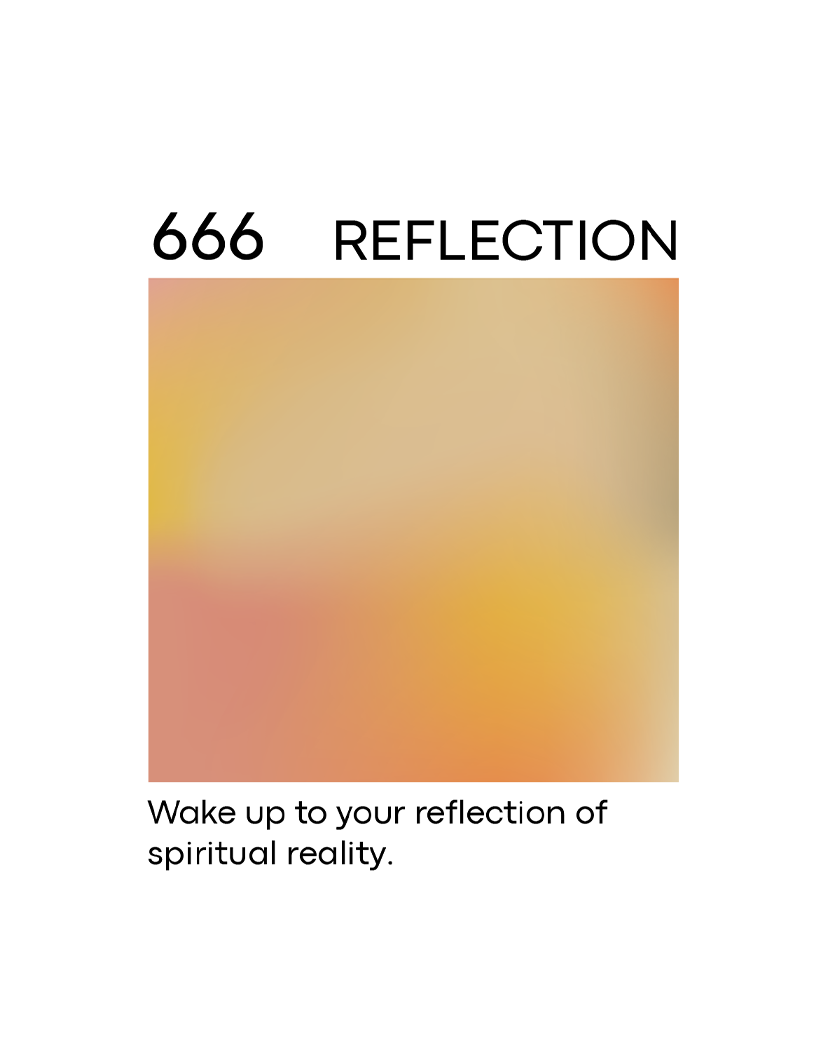 666-REFLECTION Oversize T-Shirt